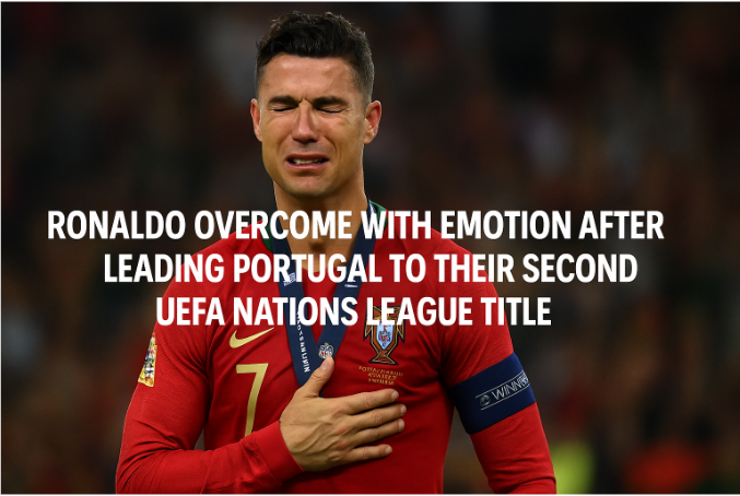 Ronaldo Overcome with Emotion After Leading Portugal to Their Second UEFA Nations League Title